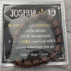 Unk Brown and Black Beaded Bracelet